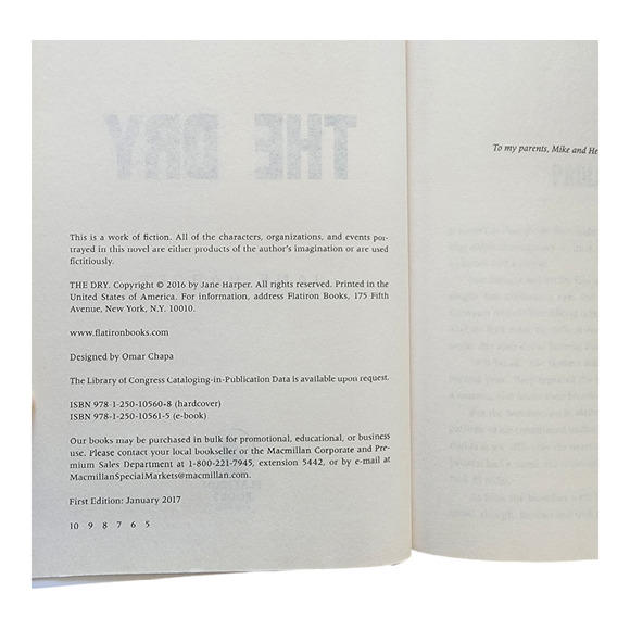 The Dry Jane Harper Hardcover Book - Picture 4 of 6